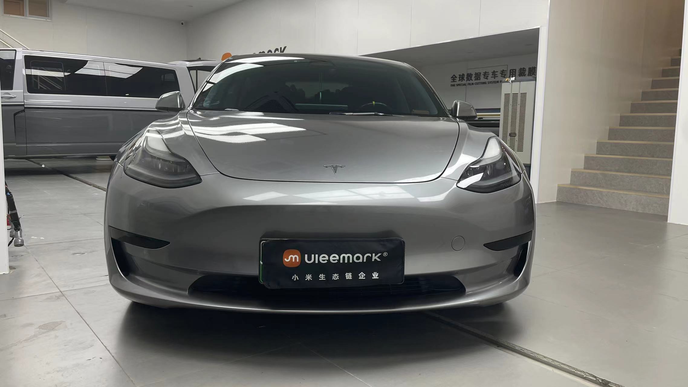 特斯拉model3改色贴膜案例